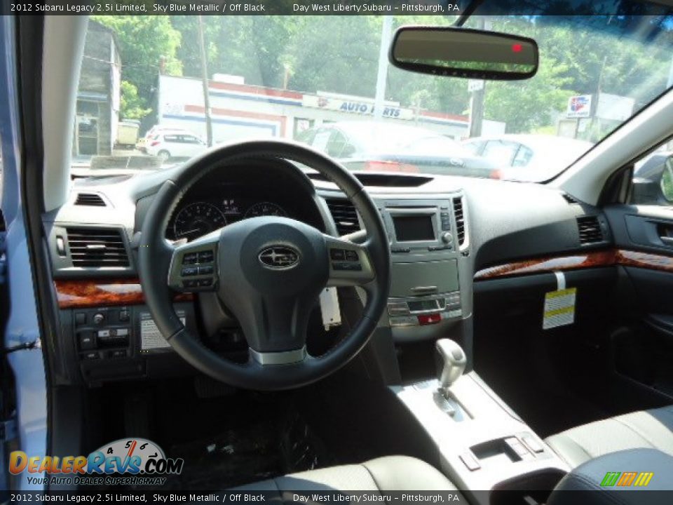 2012 Subaru Legacy 2.5i Limited Sky Blue Metallic / Off Black Photo #10