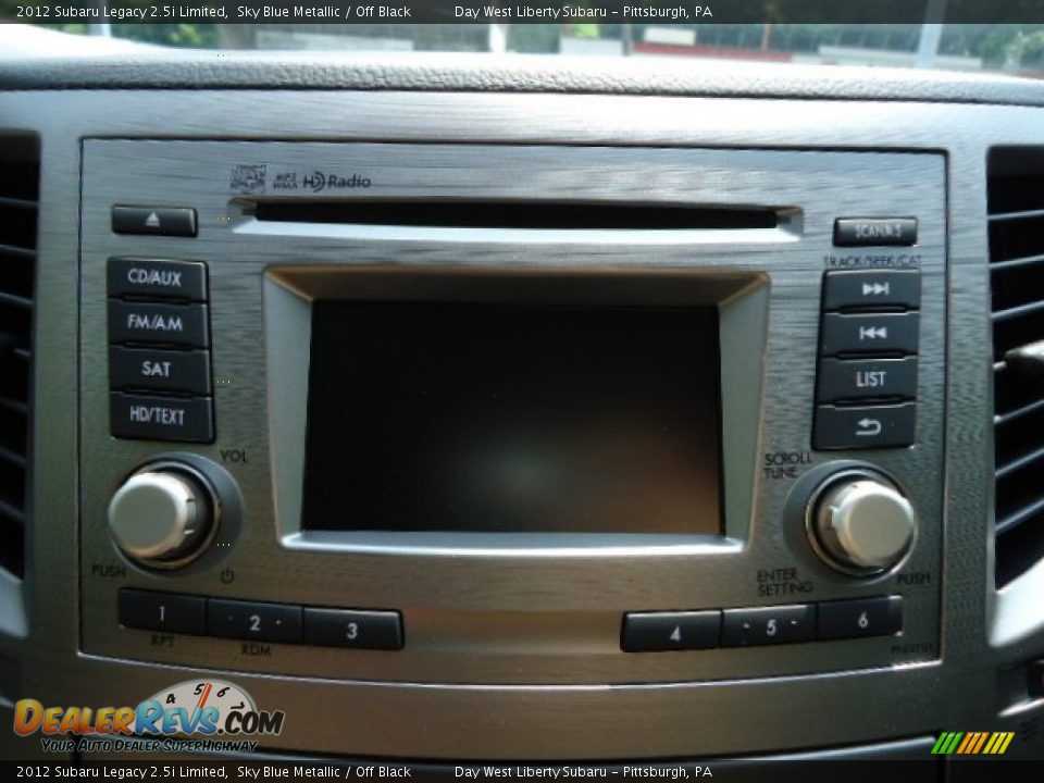 2012 Subaru Legacy 2.5i Limited Sky Blue Metallic / Off Black Photo #14
