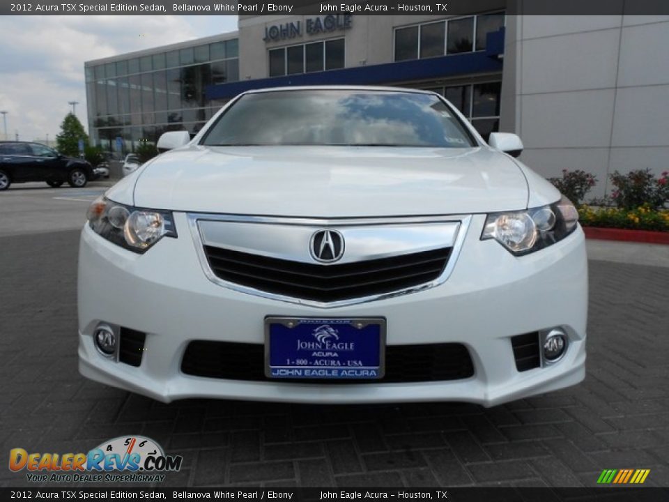 2012 Acura TSX Special Edition Sedan Bellanova White Pearl / Ebony Photo #2