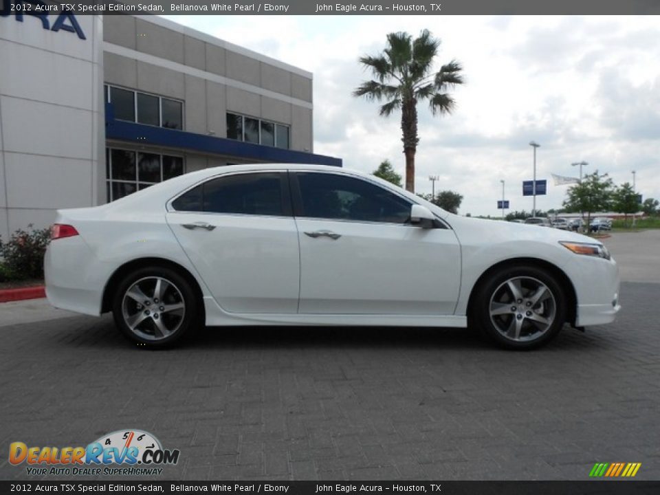 2012 Acura TSX Special Edition Sedan Bellanova White Pearl / Ebony Photo #8