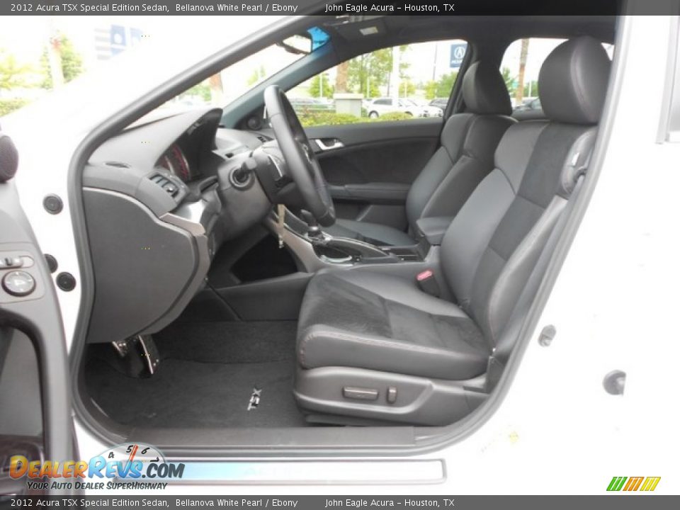 Ebony Interior - 2012 Acura TSX Special Edition Sedan Photo #11