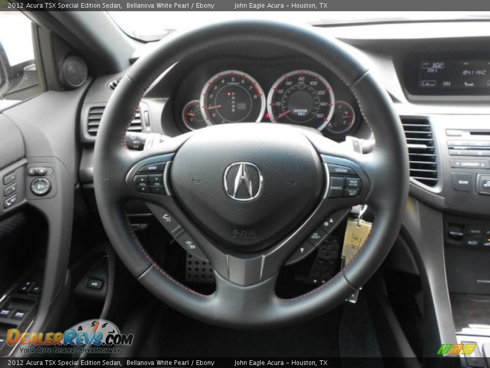 2012 Acura TSX Special Edition Sedan Steering Wheel Photo #16