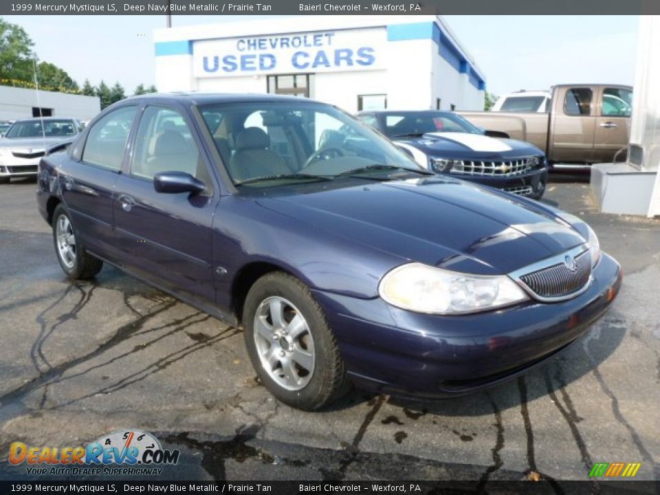 1999 Mercury Mystique LS Deep Navy Blue Metallic / Prairie Tan Photo #1