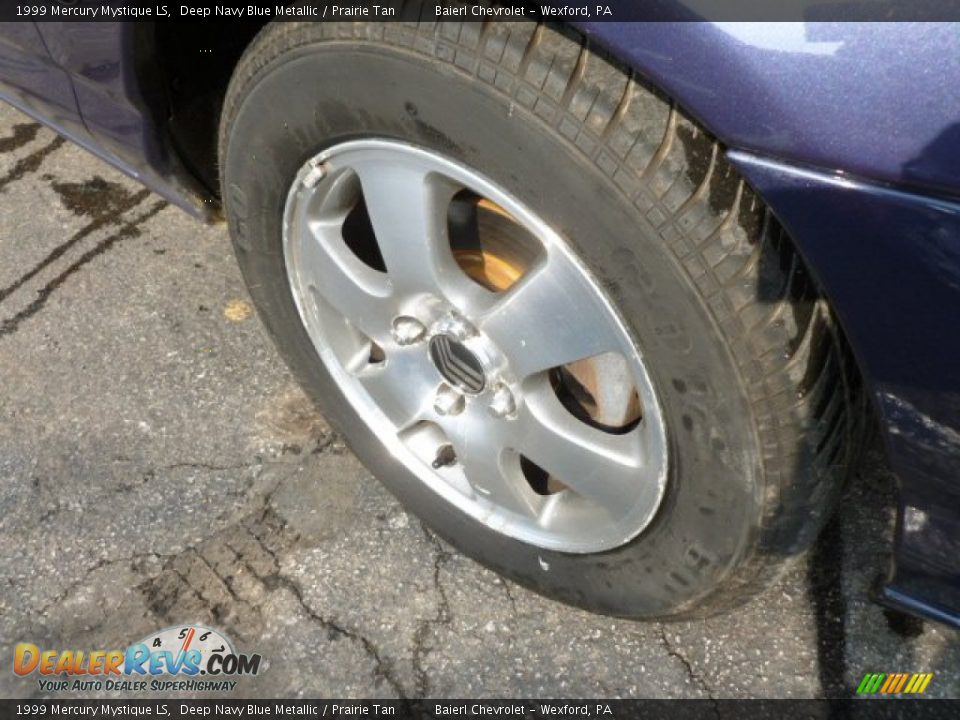1999 Mercury Mystique LS Deep Navy Blue Metallic / Prairie Tan Photo #9