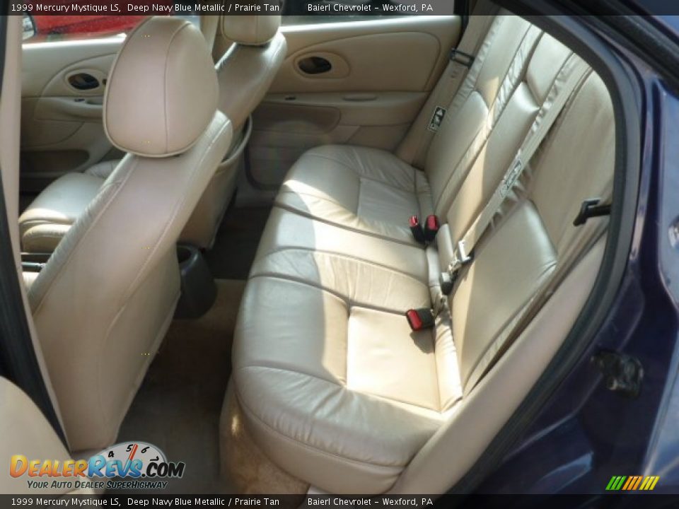1999 Mercury Mystique LS Deep Navy Blue Metallic / Prairie Tan Photo #14
