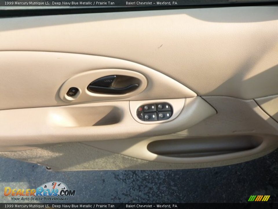 1999 Mercury Mystique LS Deep Navy Blue Metallic / Prairie Tan Photo #18