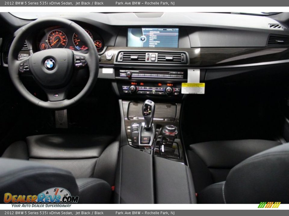 2012 BMW 5 Series 535i xDrive Sedan Jet Black / Black Photo #2