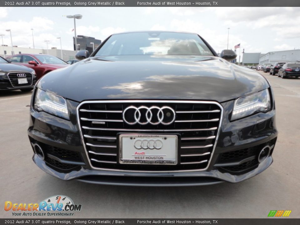 2012 Audi A7 3.0T quattro Prestige Oolong Grey Metallic / Black Photo #2