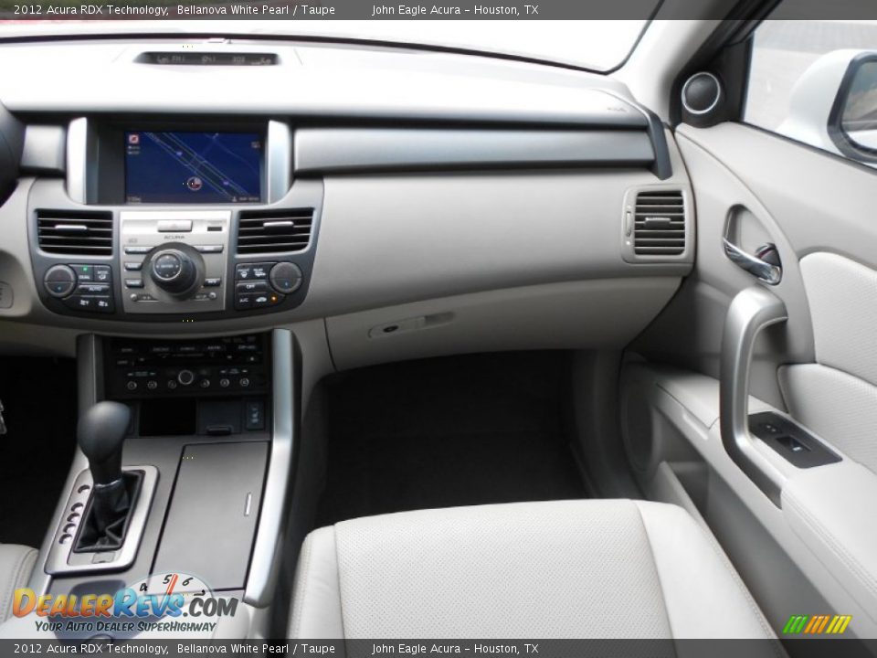 2012 Acura RDX Technology Bellanova White Pearl / Taupe Photo #15