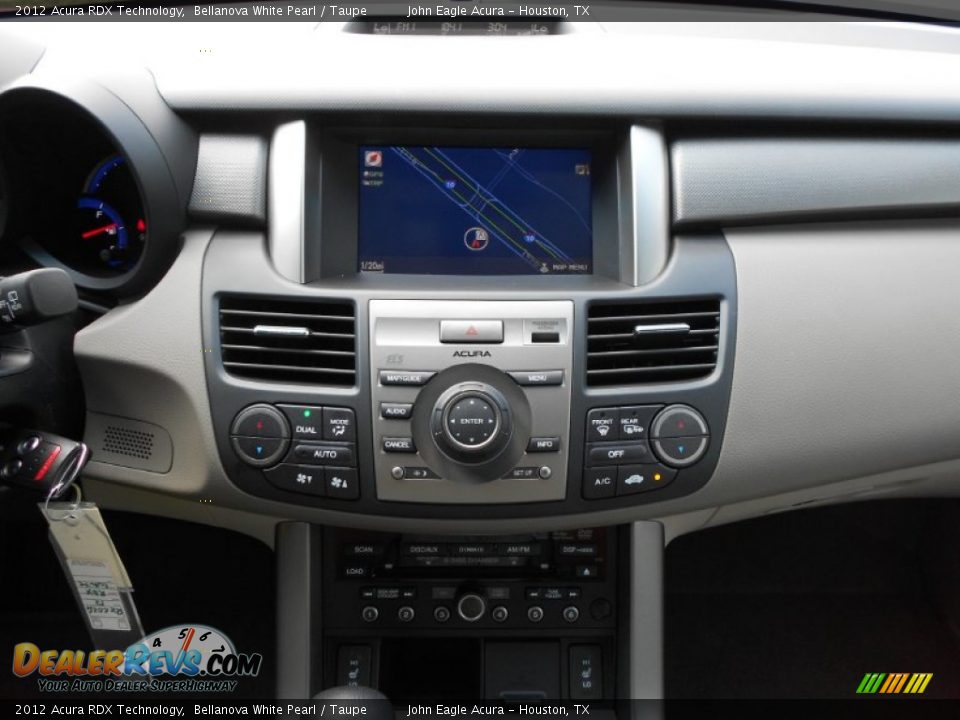 2012 Acura RDX Technology Bellanova White Pearl / Taupe Photo #17