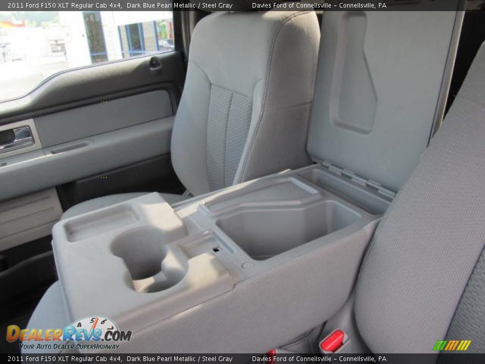 Steel Gray Interior - 2011 Ford F150 XLT Regular Cab 4x4 Photo #9