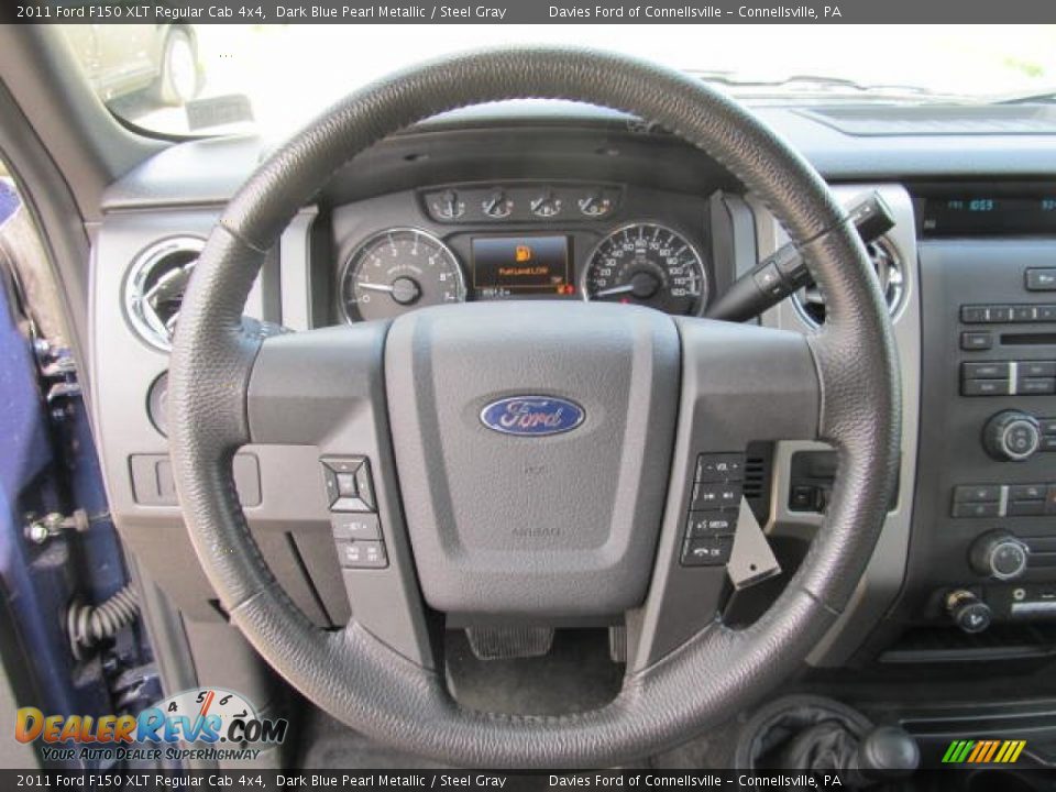 2011 Ford F150 XLT Regular Cab 4x4 Steering Wheel Photo #10