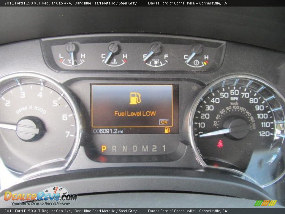 2011 Ford F150 XLT Regular Cab 4x4 Gauges Photo #15