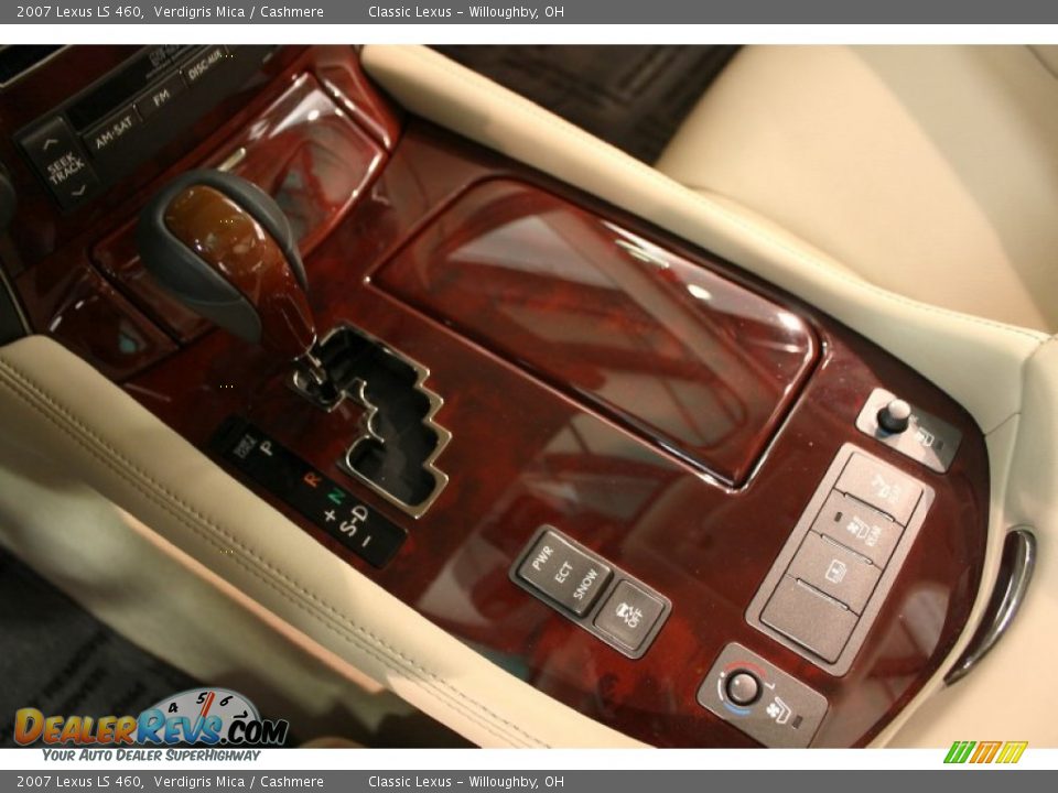 2007 Lexus LS 460 Verdigris Mica / Cashmere Photo #31