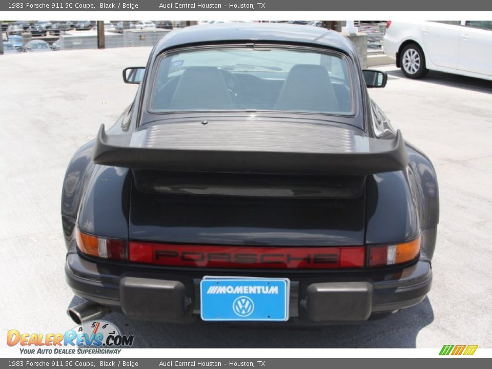 1983 Porsche 911 SC Coupe Black / Beige Photo #4