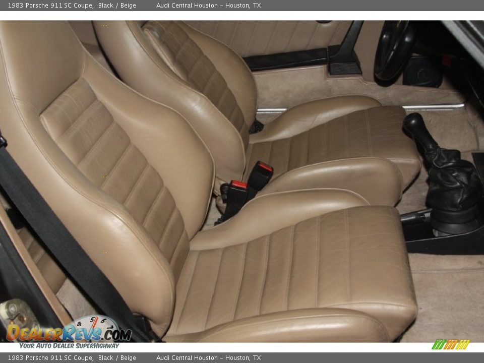 1983 Porsche 911 SC Coupe Black / Beige Photo #11