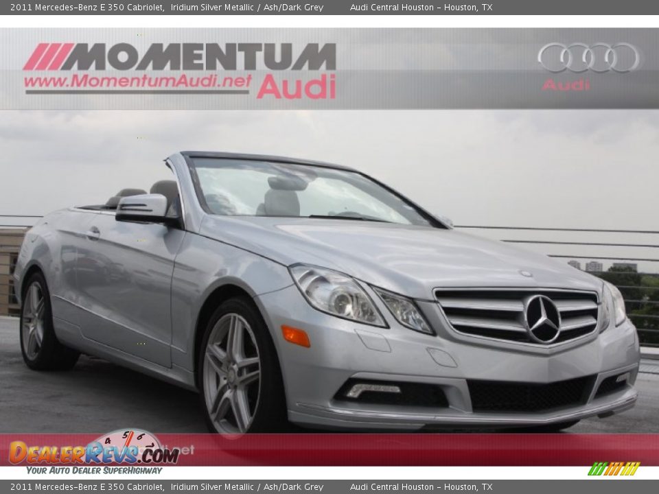 2011 Mercedes-Benz E 350 Cabriolet Iridium Silver Metallic / Ash/Dark Grey Photo #1