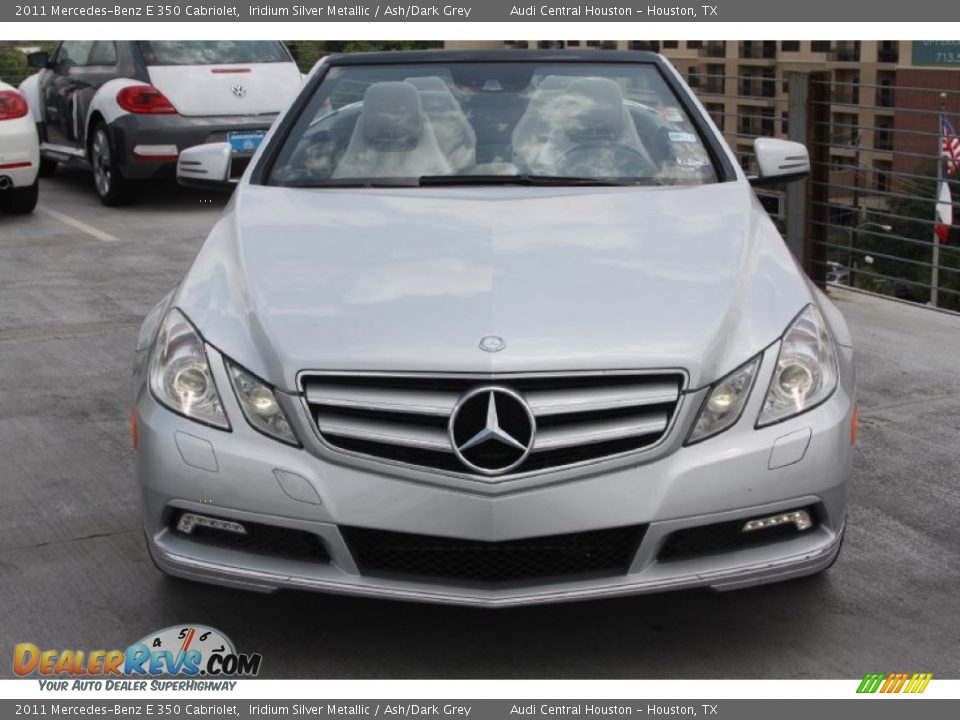 2011 Mercedes-Benz E 350 Cabriolet Iridium Silver Metallic / Ash/Dark Grey Photo #2