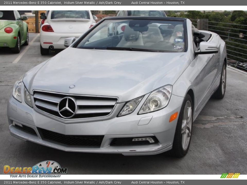 2011 Mercedes-Benz E 350 Cabriolet Iridium Silver Metallic / Ash/Dark Grey Photo #3