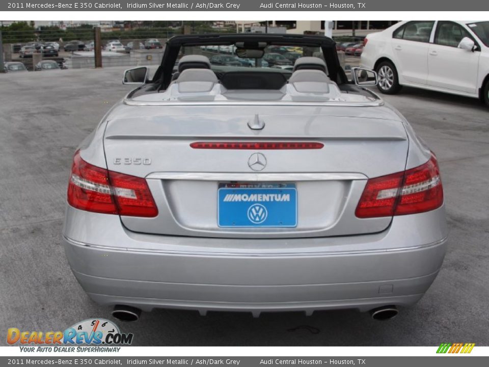 2011 Mercedes-Benz E 350 Cabriolet Iridium Silver Metallic / Ash/Dark Grey Photo #4