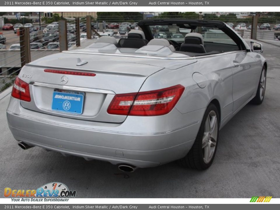 2011 Mercedes-Benz E 350 Cabriolet Iridium Silver Metallic / Ash/Dark Grey Photo #5