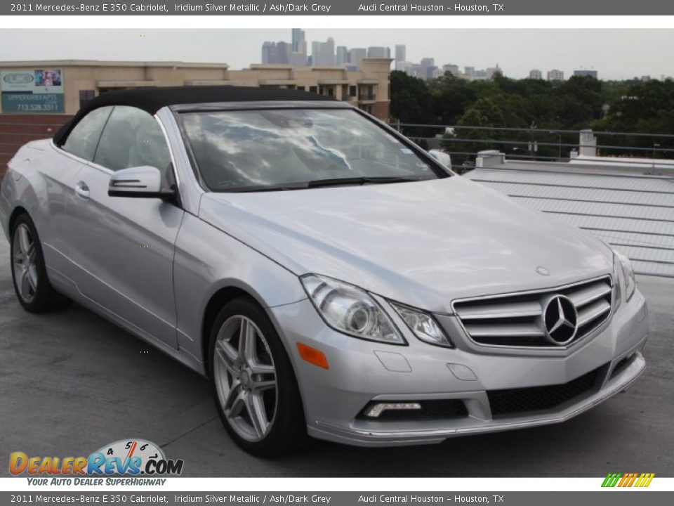 2011 Mercedes-Benz E 350 Cabriolet Iridium Silver Metallic / Ash/Dark Grey Photo #7
