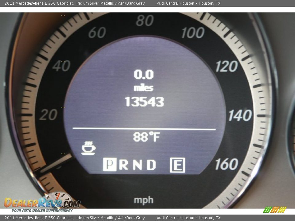 2011 Mercedes-Benz E 350 Cabriolet Iridium Silver Metallic / Ash/Dark Grey Photo #8