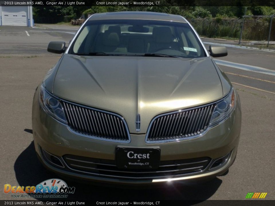 2013 Lincoln MKS AWD Ginger Ale / Light Dune Photo #3
