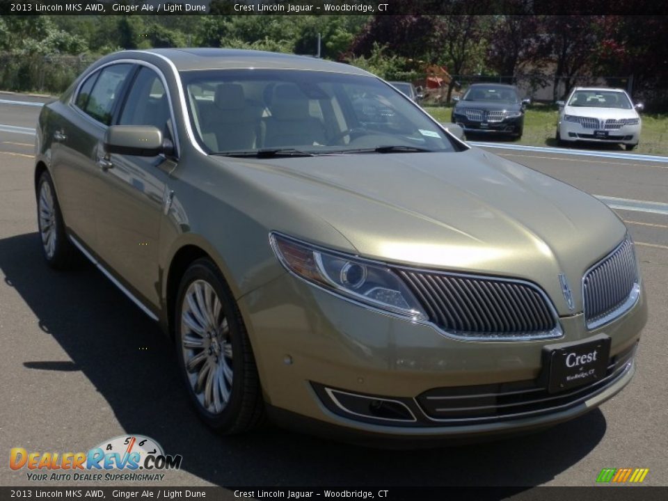 2013 Lincoln MKS AWD Ginger Ale / Light Dune Photo #4