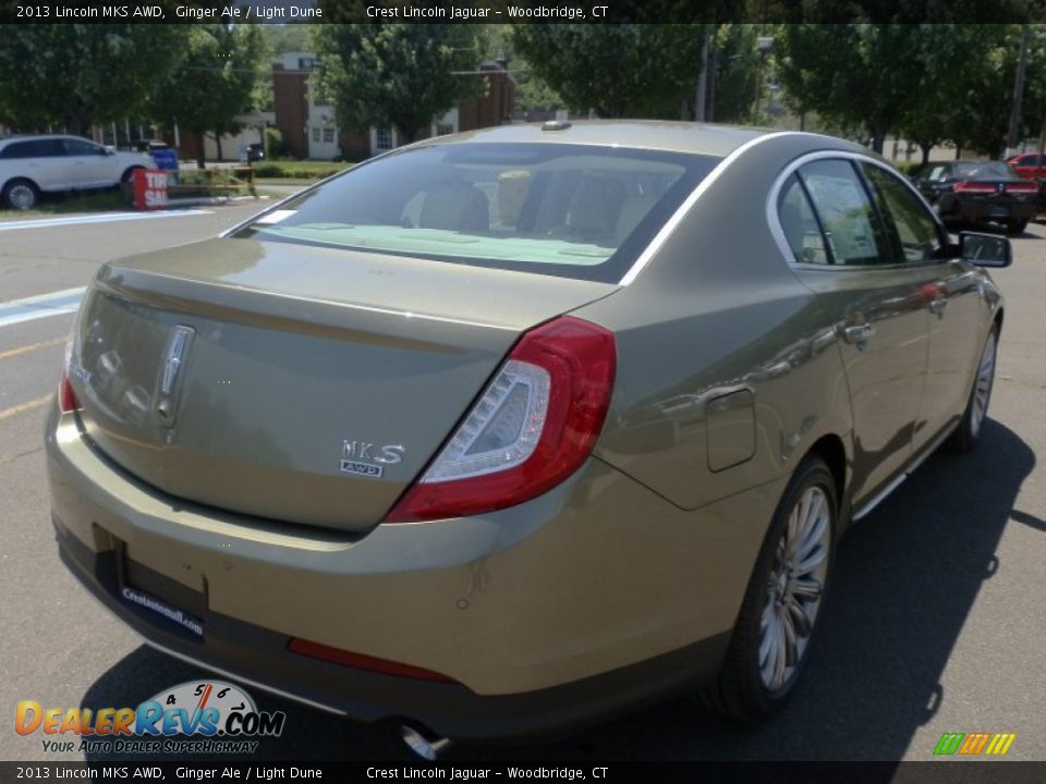 2013 Lincoln MKS AWD Ginger Ale / Light Dune Photo #5