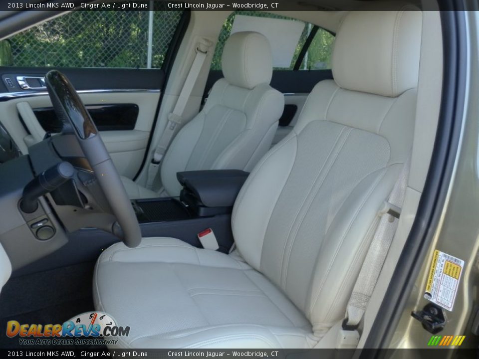 Light Dune Interior - 2013 Lincoln MKS AWD Photo #9