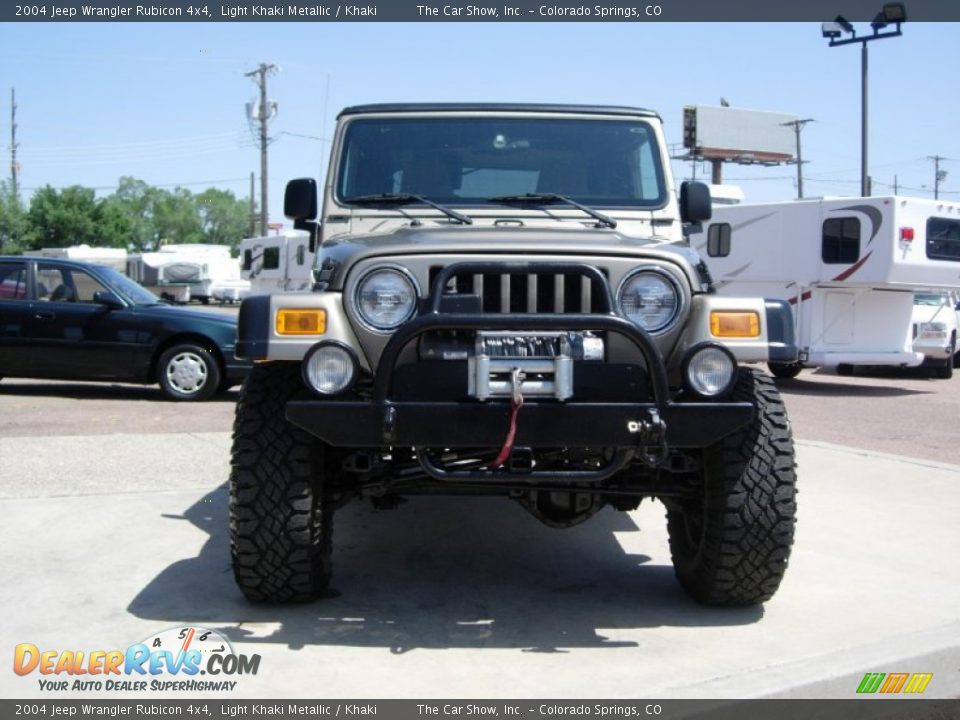 2004 Jeep Wrangler Rubicon 4x4 Light Khaki Metallic / Khaki Photo #11
