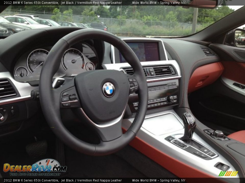 Dashboard of 2012 BMW 6 Series 650i Convertible Photo #12