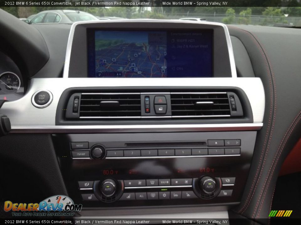 Controls of 2012 BMW 6 Series 650i Convertible Photo #13