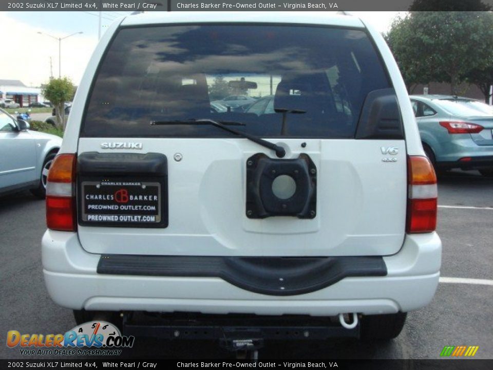 2002 Suzuki XL7 Limited 4x4 White Pearl / Gray Photo #5