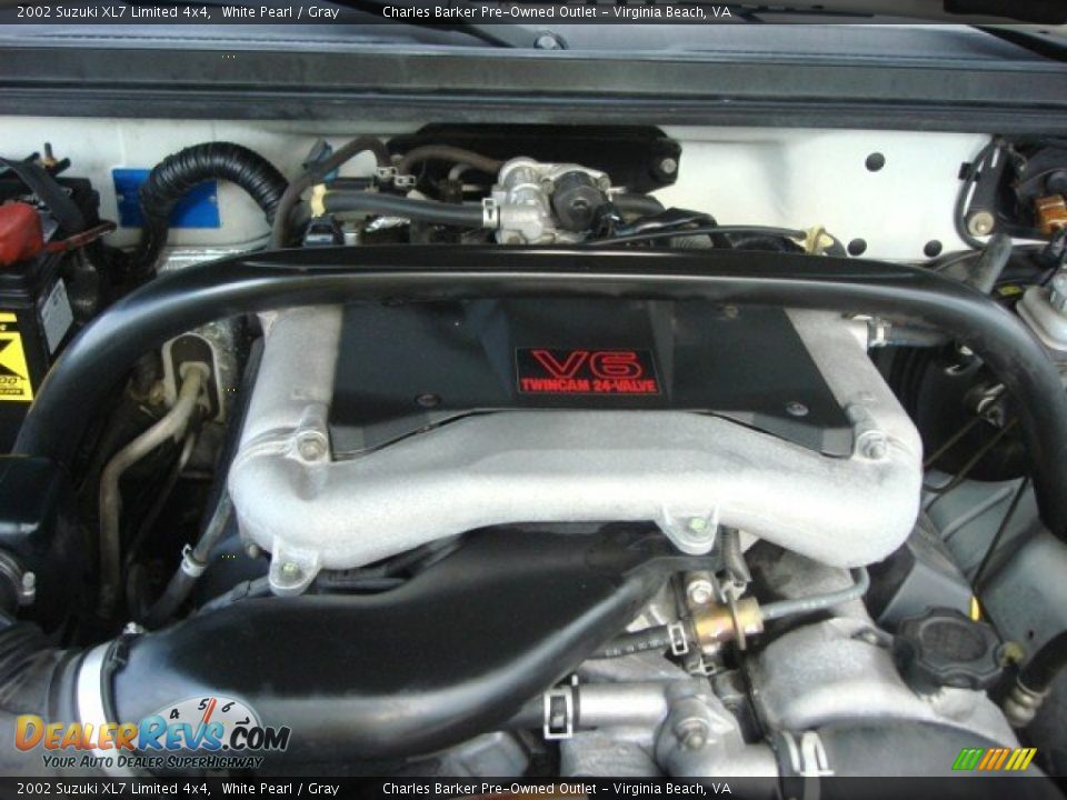 2002 Suzuki XL7 Limited 4x4 White Pearl / Gray Photo #22