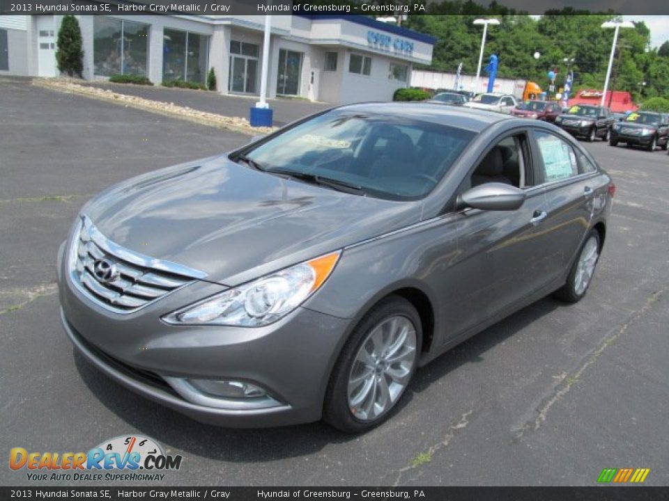 2013 Hyundai Sonata SE Harbor Gray Metallic / Gray Photo #3