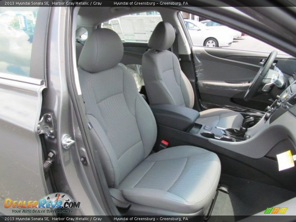 2013 Hyundai Sonata SE Harbor Gray Metallic / Gray Photo #5