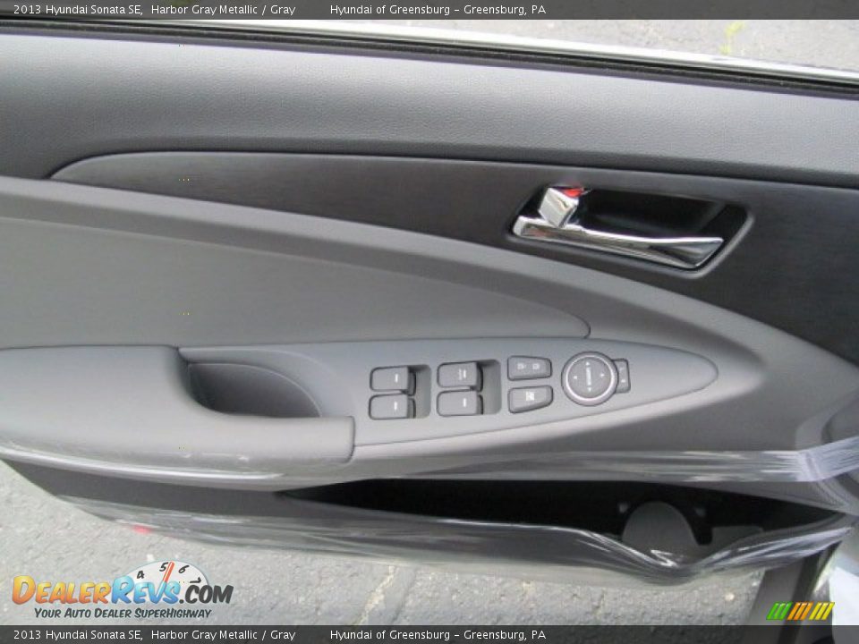 2013 Hyundai Sonata SE Harbor Gray Metallic / Gray Photo #7
