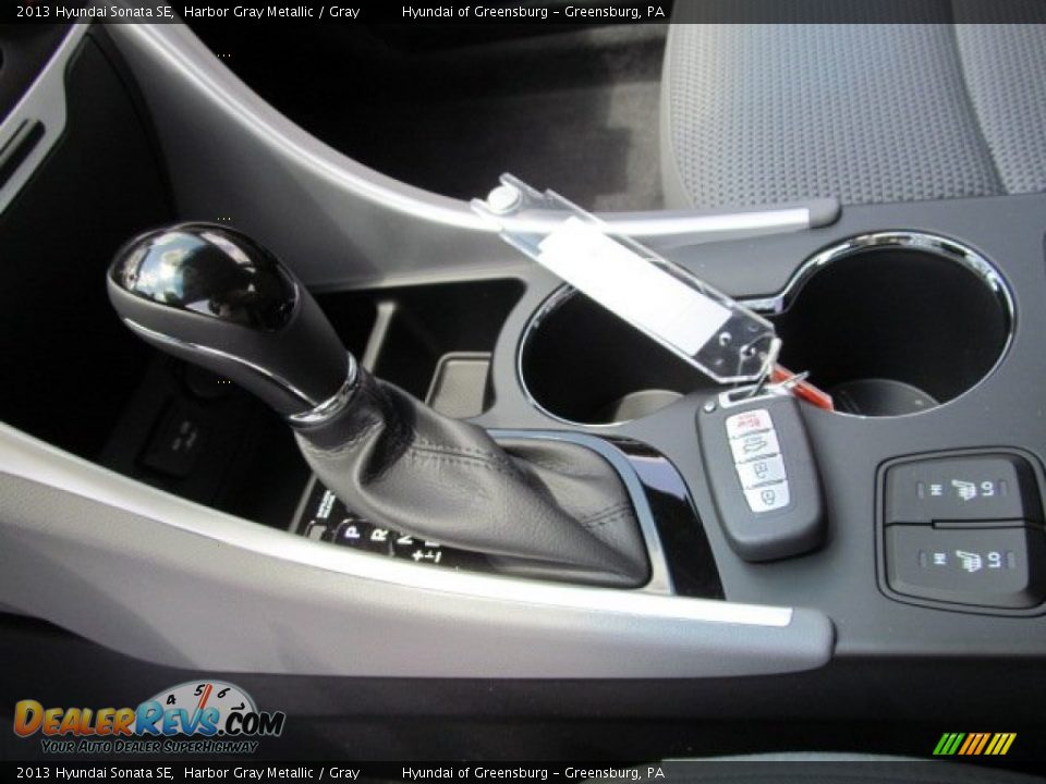 2013 Hyundai Sonata SE Harbor Gray Metallic / Gray Photo #9