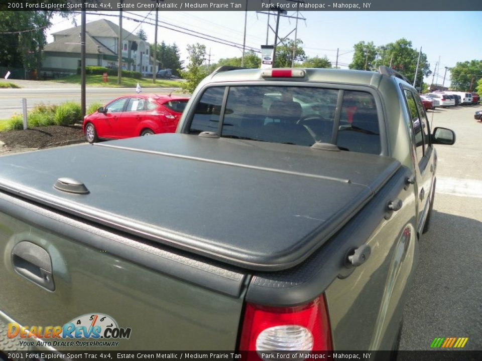 2001 Ford Explorer Sport Trac 4x4 Estate Green Metallic / Medium Prairie Tan Photo #16