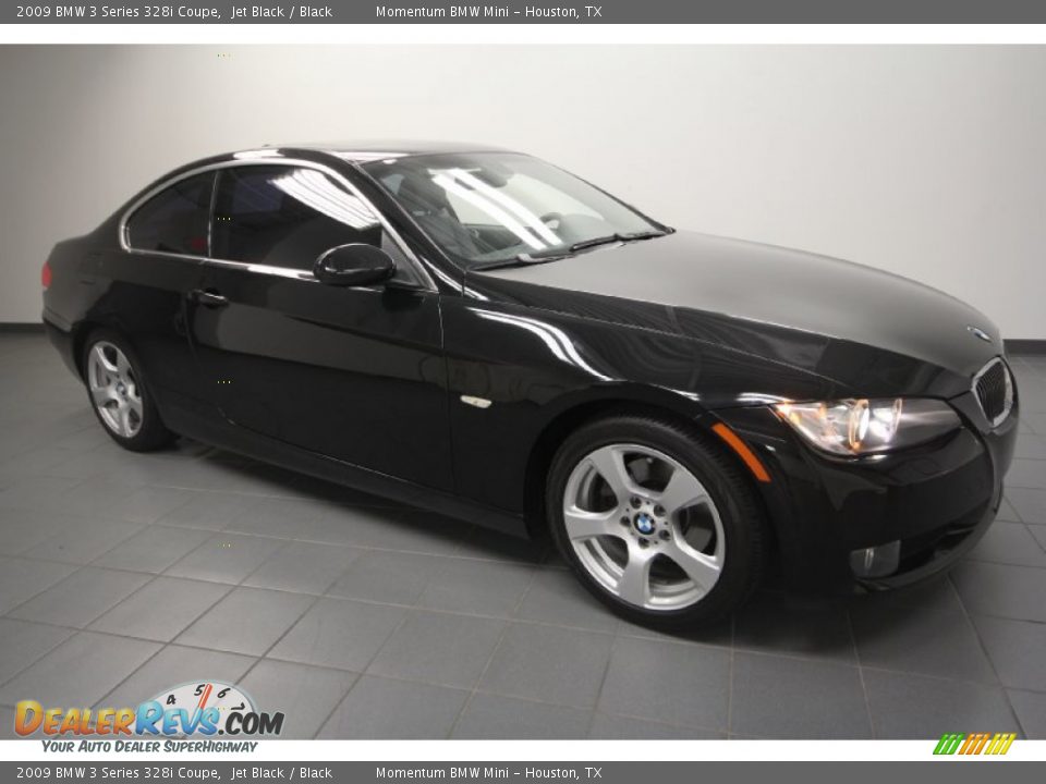 2009 BMW 3 Series 328i Coupe Jet Black / Black Photo #1