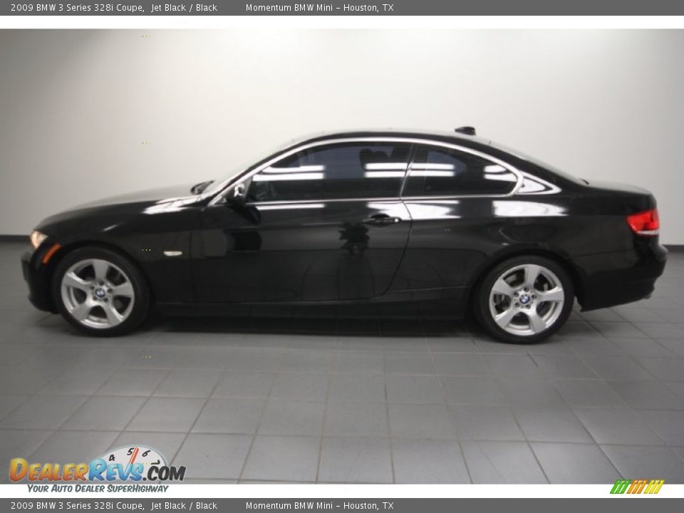 2009 BMW 3 Series 328i Coupe Jet Black / Black Photo #2