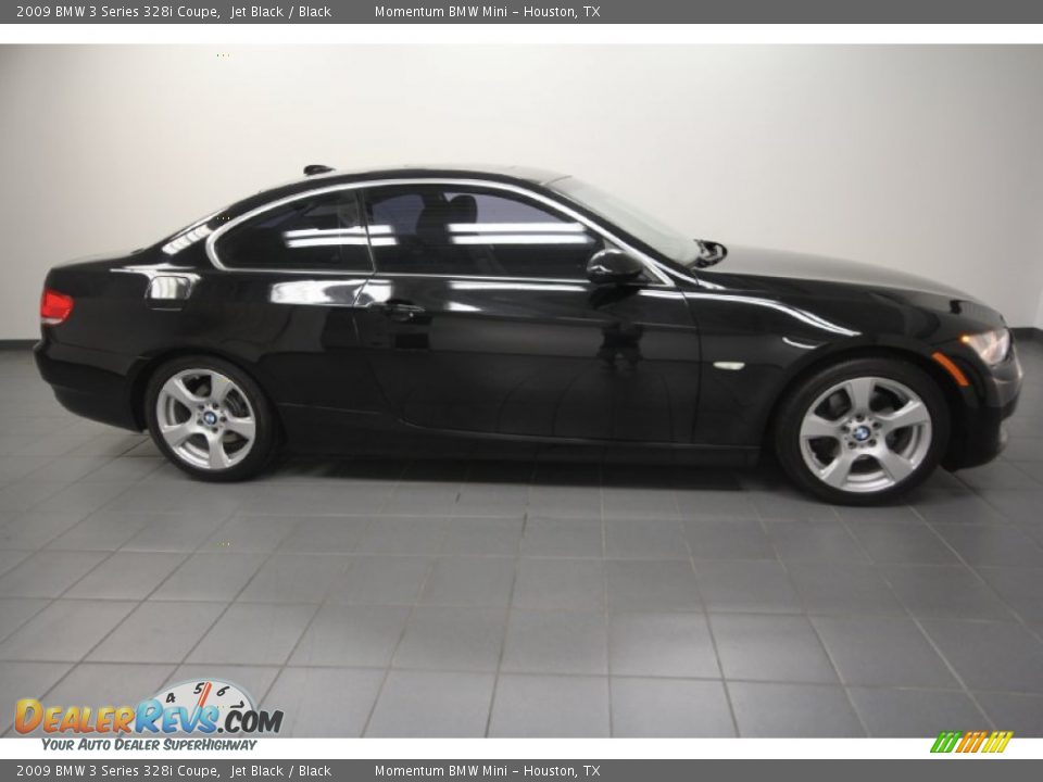 2009 BMW 3 Series 328i Coupe Jet Black / Black Photo #8