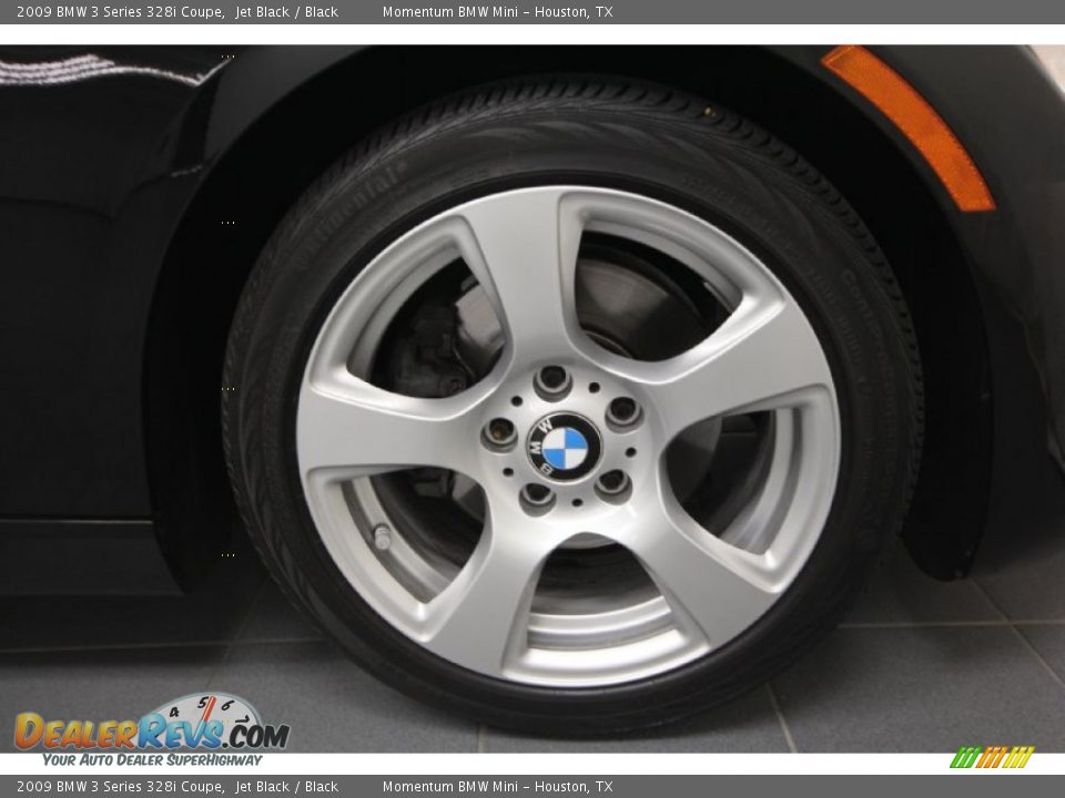 2009 BMW 3 Series 328i Coupe Jet Black / Black Photo #9