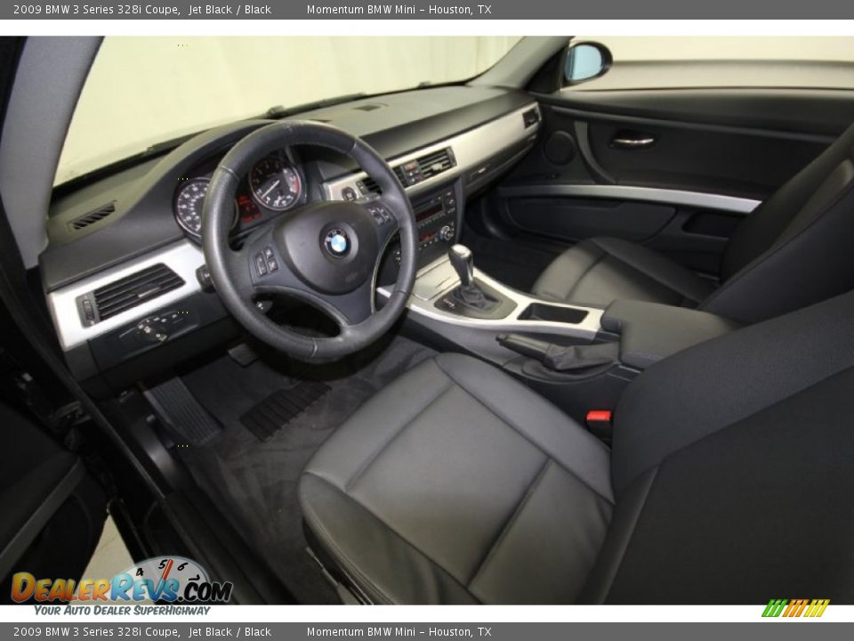 2009 BMW 3 Series 328i Coupe Jet Black / Black Photo #13