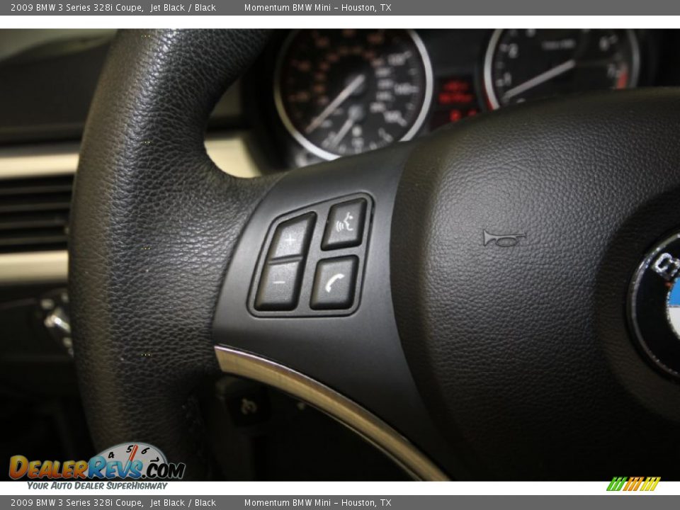 2009 BMW 3 Series 328i Coupe Jet Black / Black Photo #23