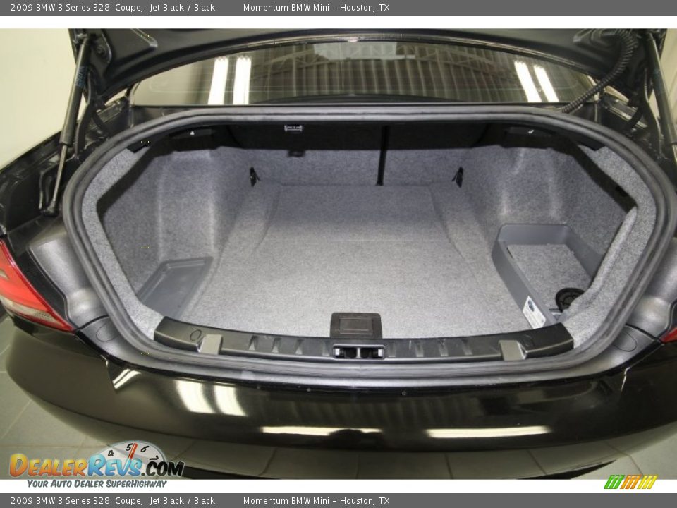 2009 BMW 3 Series 328i Coupe Jet Black / Black Photo #26