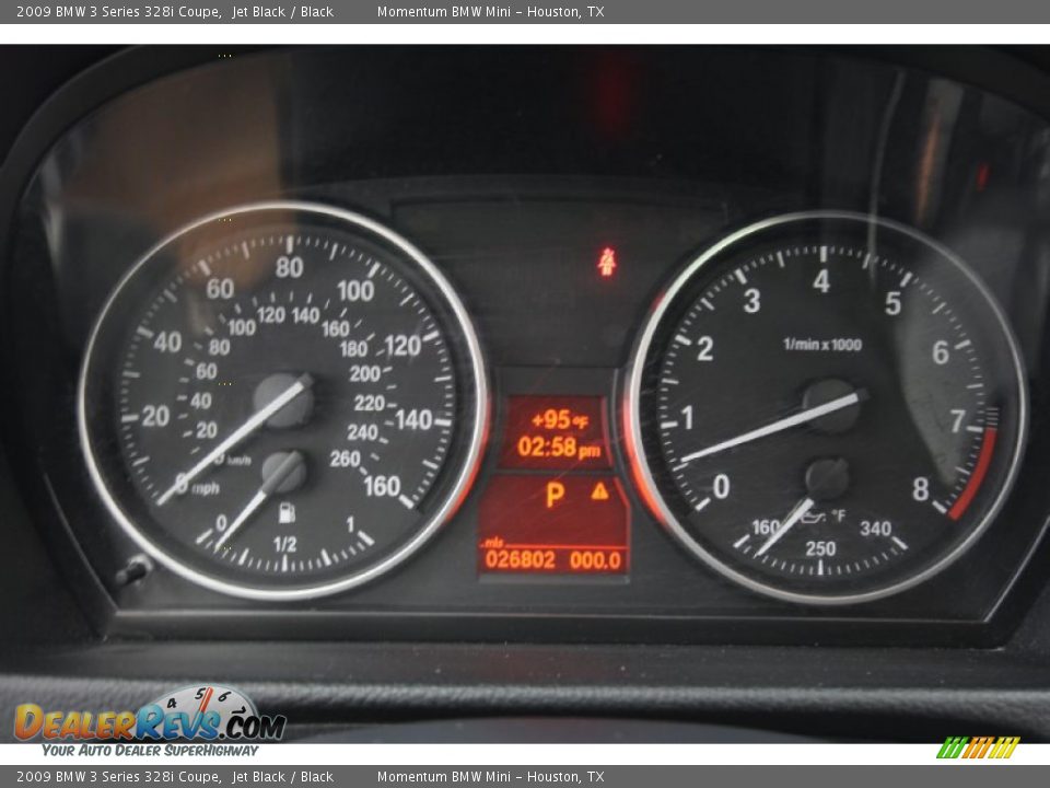 2009 BMW 3 Series 328i Coupe Jet Black / Black Photo #33