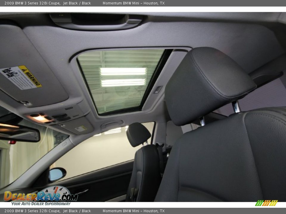 2009 BMW 3 Series 328i Coupe Jet Black / Black Photo #34